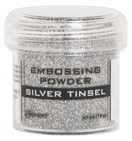 Polvos Embossing Silver Tinsel