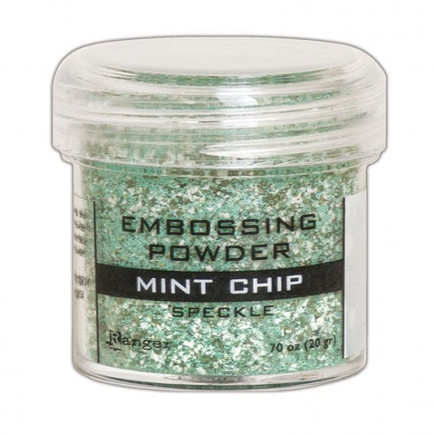 Polvos de embossing Ranger Speckle Mint Chip